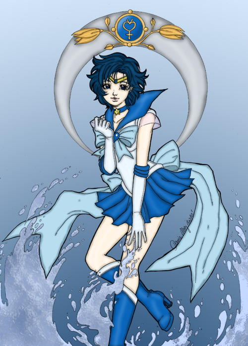 Sailor Mercury Aqua Illusion by ~blackmoonrose13