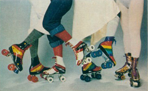 Roller skating babes