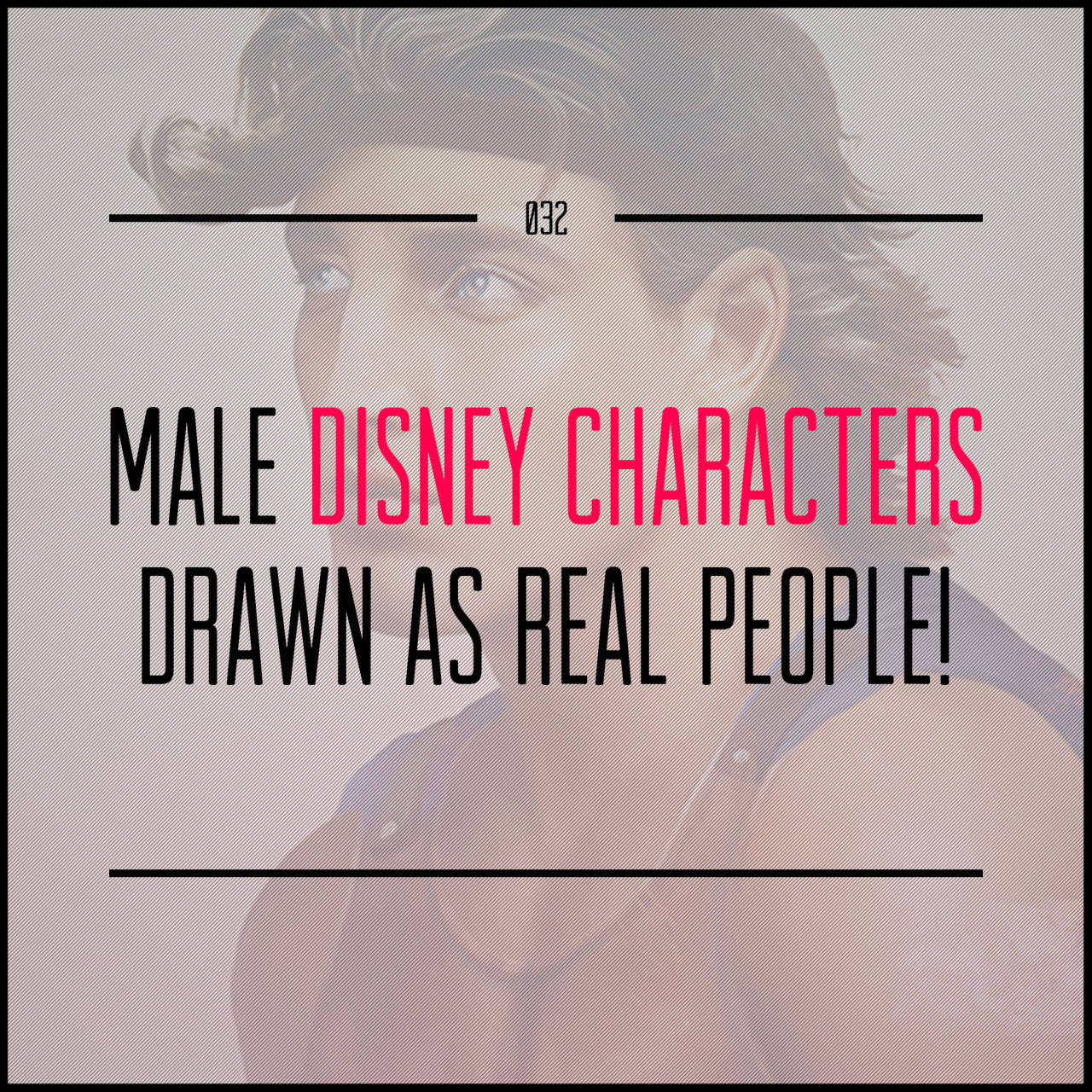 Disney characters as real people