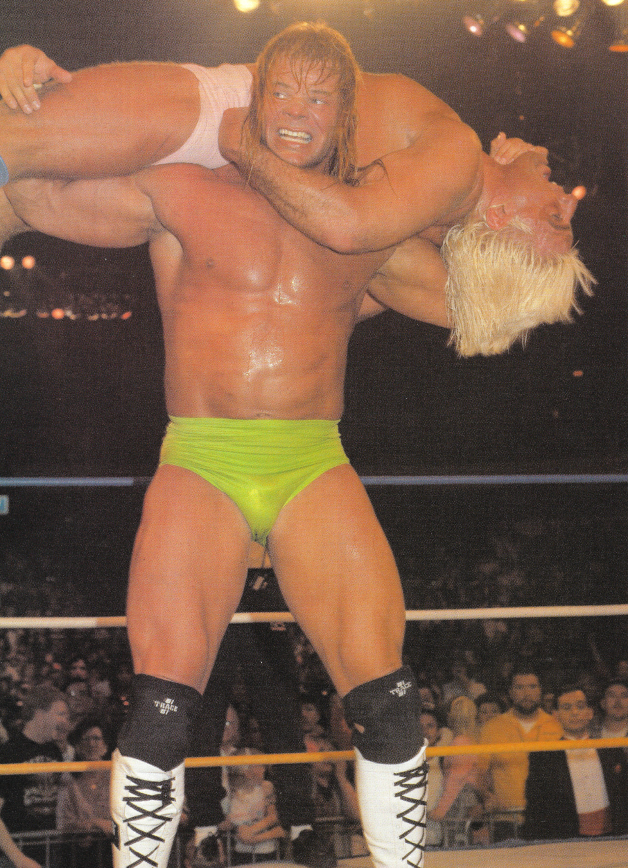 WCW WorldWide — Lex Luger Gives Ric Flair The Torture Rack - The...