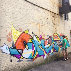 Getting it done in #NY Thanks to Hoacs and @roachi for making it happen. Great day out with @persue1  Cheers for the pic guys. #Ironlak #yardmaster