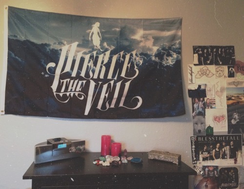bedroom wall pierce the veil band banner posters flag