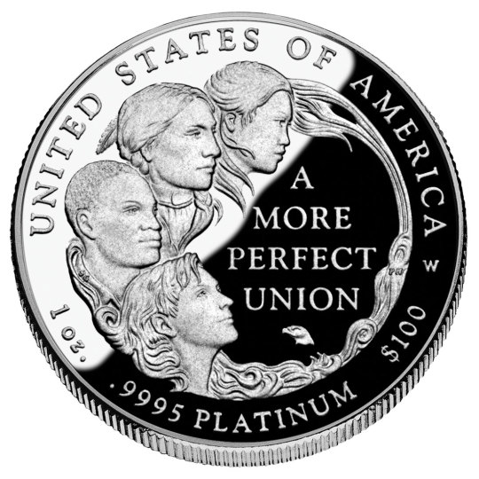 A $100 platinum coin from 2009. Image credit: U.S. Mint