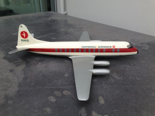 HM Vickers Viscount ZK-BRF City of Christchurch 1960s 1/200 diecast Plane Model 