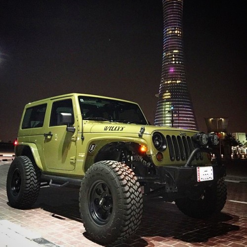 Check out this super clean #jk #willys jeep somewhere Far East from us ...