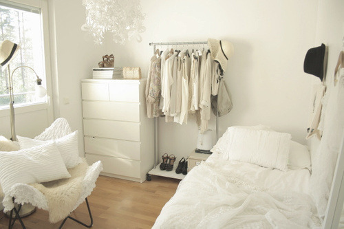 white cozy bedroom | Tumblr