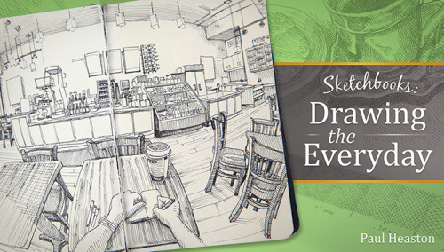 eatsleepdraw: We would like to thank Craftsy for sponsoring this week of EatSleepDraw.Win an Online Drawing Class from Craftsy!Capture the world around you in expressive sketches! Create a sketchbook that reveals the experiences that shape your everyday life.Discover the joy of creating a personal record of sights and feelings that you can take with you wherever you go. Explore a variety of mediums and learn essential techniques as you enjoy 7 HD video classes from the comfort of home, at your own pace. With interactive instruction from artist Paul Heaston, you’ll draw and paint lively, lifelike portraits, panoramas and more. Whether you want to draw people, architecture or nature, you’ll gain the confidence and creative skills to fill up your sketchbook with artful, inspiring work.Enter here now» For your chance to win the online Craftsy class Sketchbooks: Drawing the Everyday, (a $29.99 value) — a limited-time giveaway for EatSleepDraw followers!Enter by November 23, 2014 at 11:59 PM MT. One winner will be randomly selected on November 24th and contacted via email. This sponsored post was kindly brought to us by Craftsy. 