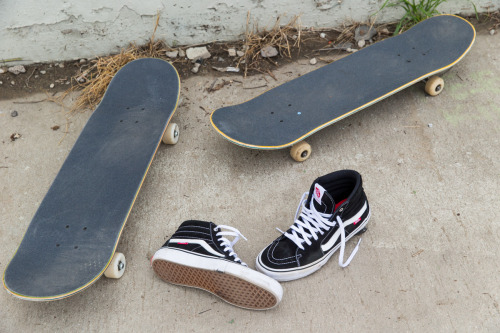 vans shoe skateboard deck