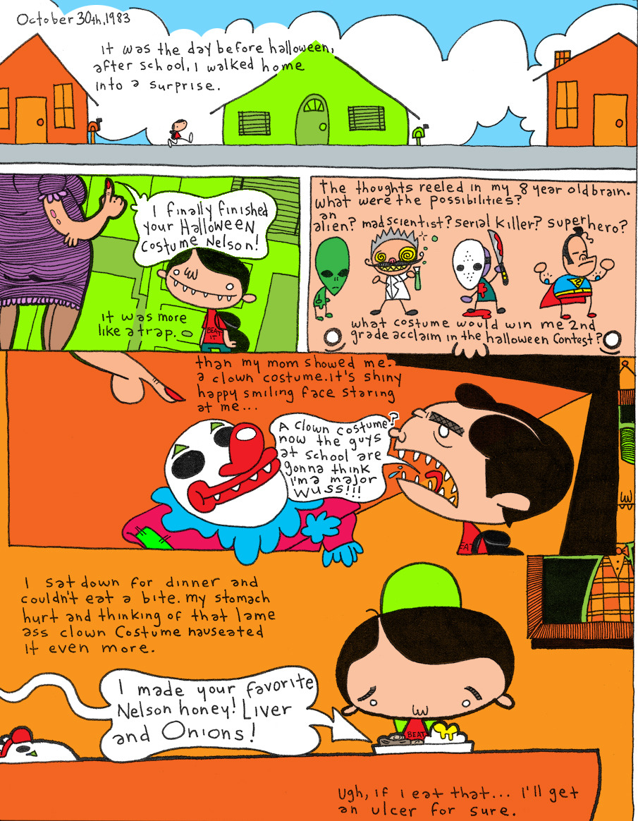 funchabun: &ldquo;Tales To Make You Pee Your Pants part 1of 5&rdquo; by Jeaux Janovsky The trap and the ulcer.  Follow Funchabun for awesome comix every day! Mon-Sun!!! 