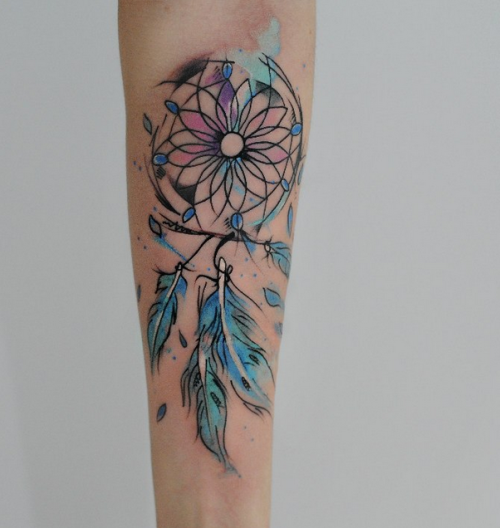 http://tattoos-ideas.net/dream-catcher-by-aleksandra-katsan/