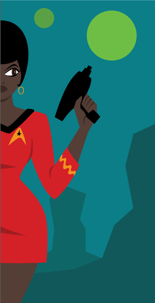 Lt. Uhura by Aaron Frey tumblr