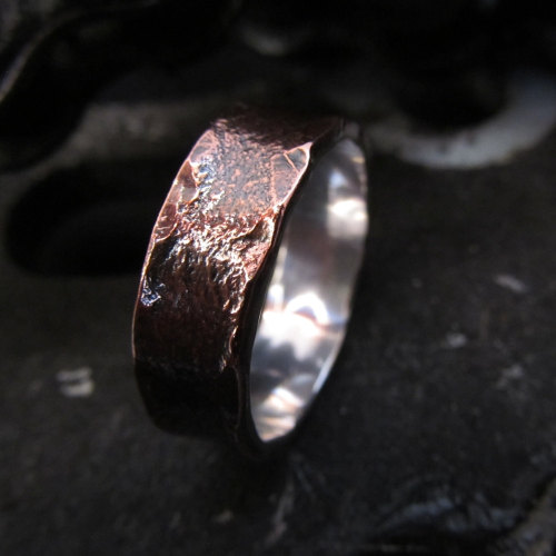 antique copper wedding rings