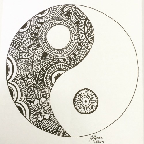 yin yang henna | Tumblr