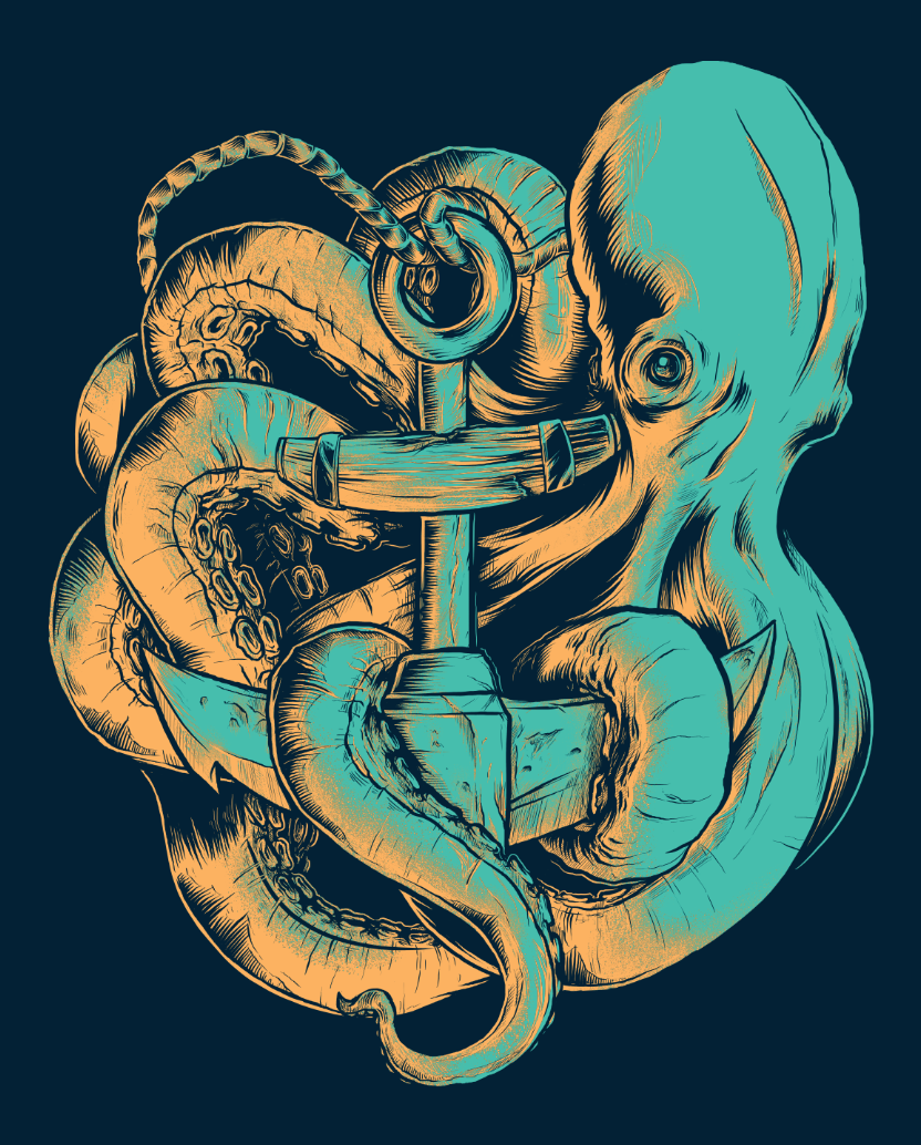 “Aquatic Aid” illustration by Matthew Johnson. Available on shirts and tank tops in the Seventh.Ink Store. A portion of the proceeds from every sale of this design will go towards a fund that will benefit communities in countries around the world that are in need of clean water.   Find me on: Facebook | Instagram | Tumblr | Twitter