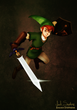 Peter Pan as Link