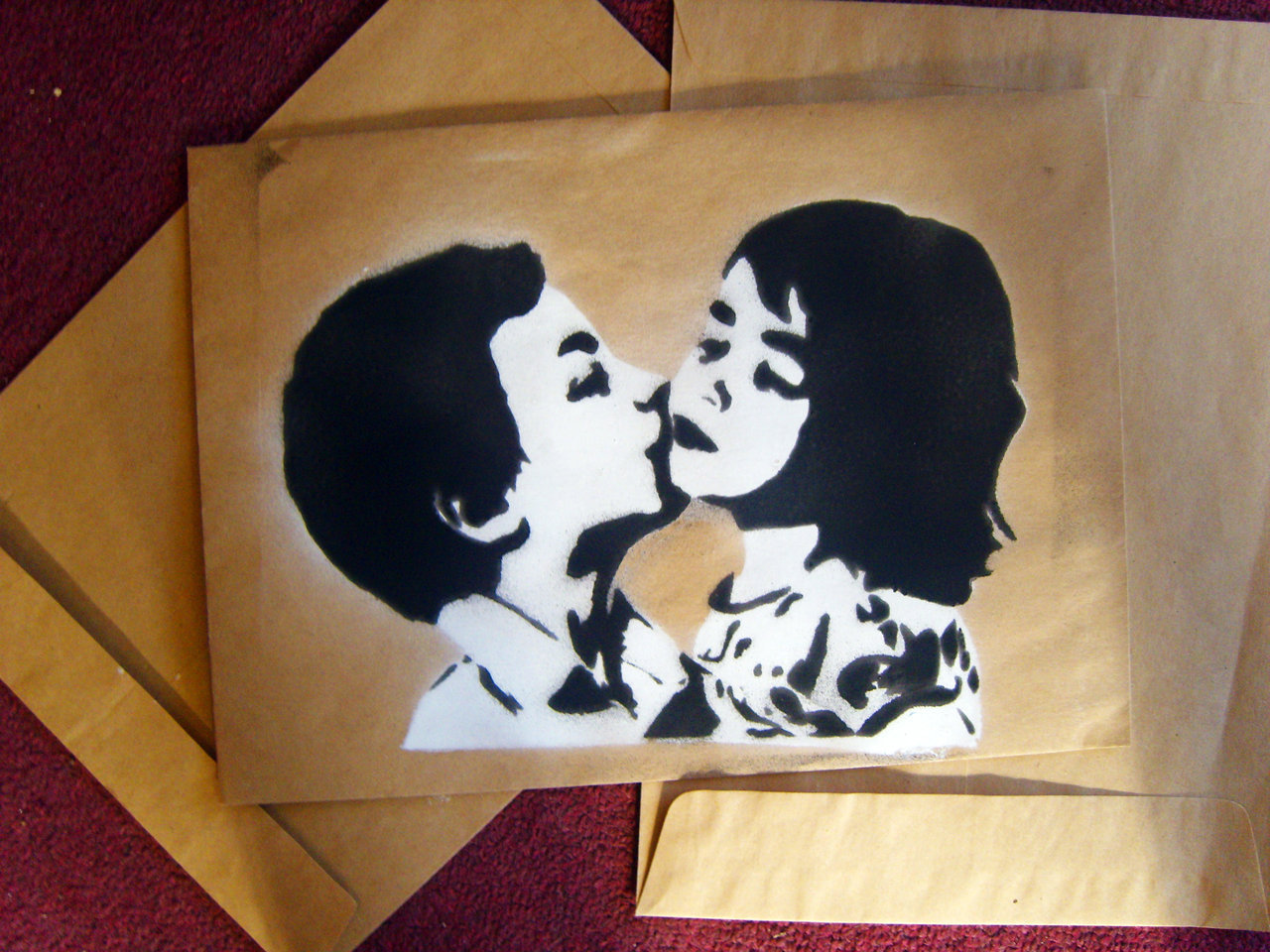 another stencil that I made:  http://mapaz.tumblr.com/