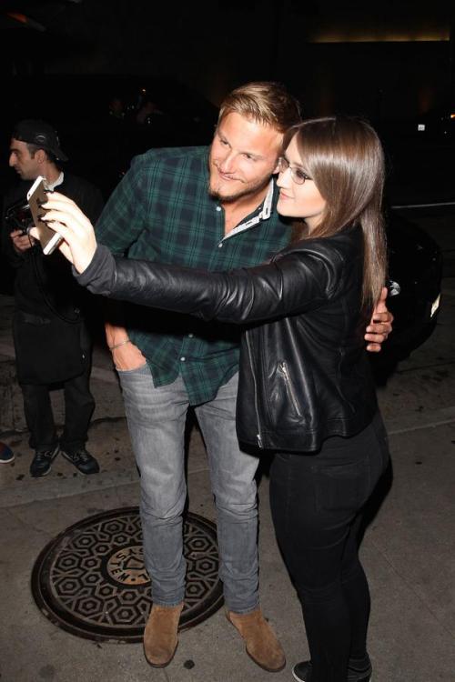 Alexander Ludwig out after a dinner at Craig’s Restaurant in West ...