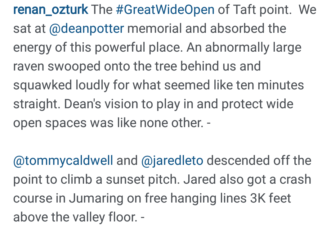GreatWideOpen - Juin 2015 - Jared @Yellowstone, cours d'escalade Tumblr_nqkht32Wv11shxv8yo2_1280