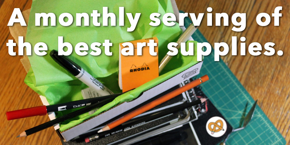 A week ago we launched ArtSnacks and the response has been fantastic. We can&rsquo;t wait to send you cool stuff to draw with. Thank you for a great launch.