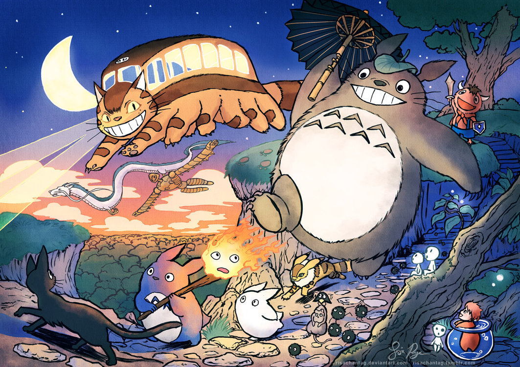 Geek Art Gallery: Fan Art Round-Up: Studio Ghibli