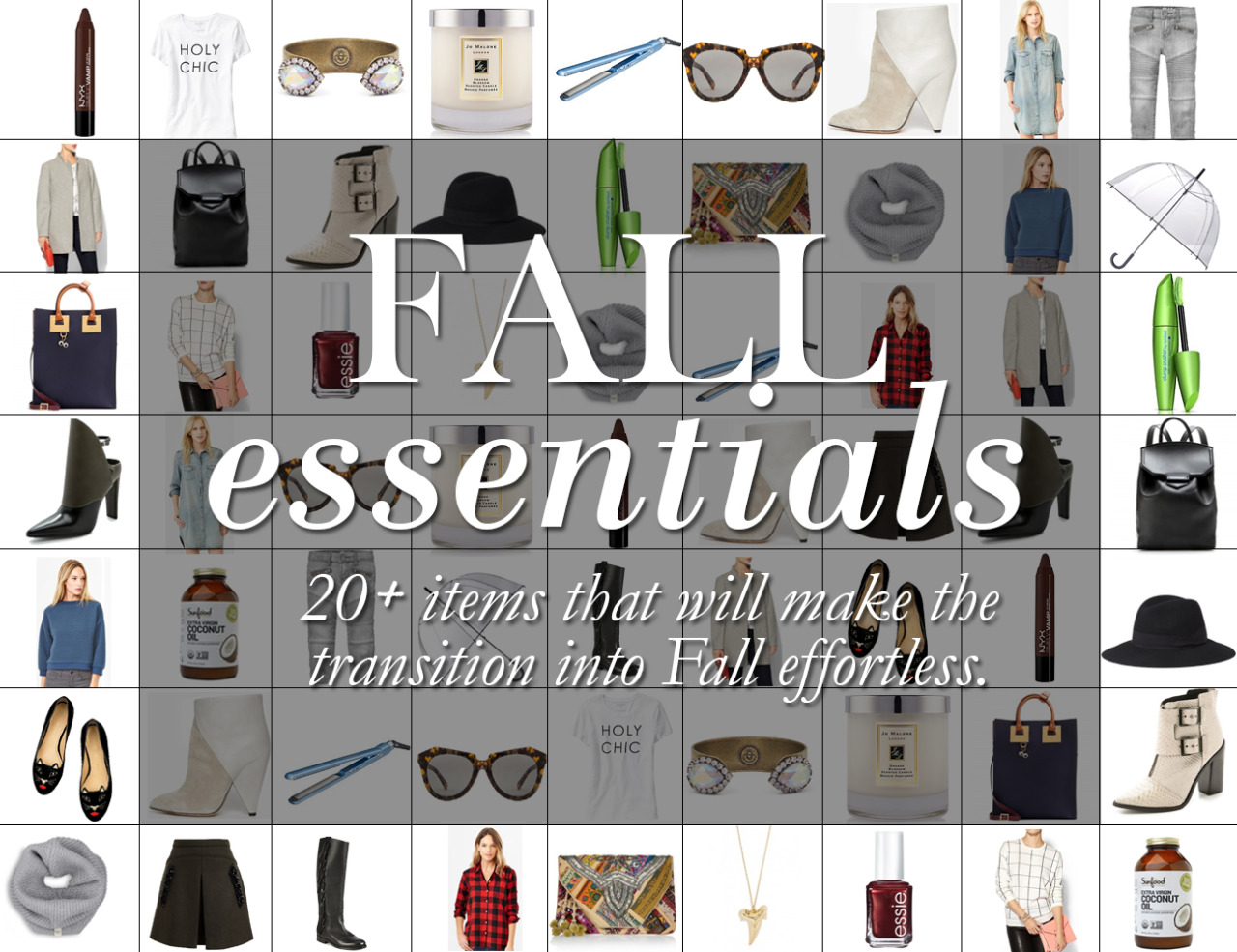 Fall 2014 Essentials...28 items that will make the transition into Fall effortless