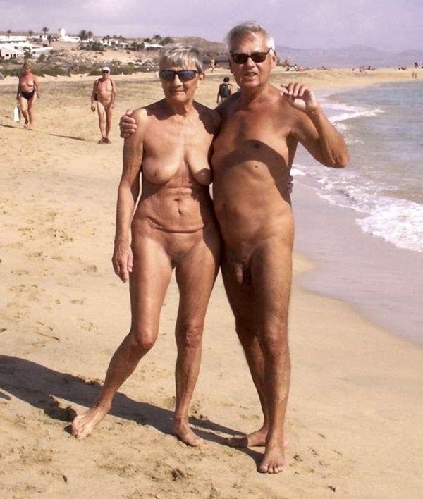 Old couples nude beach