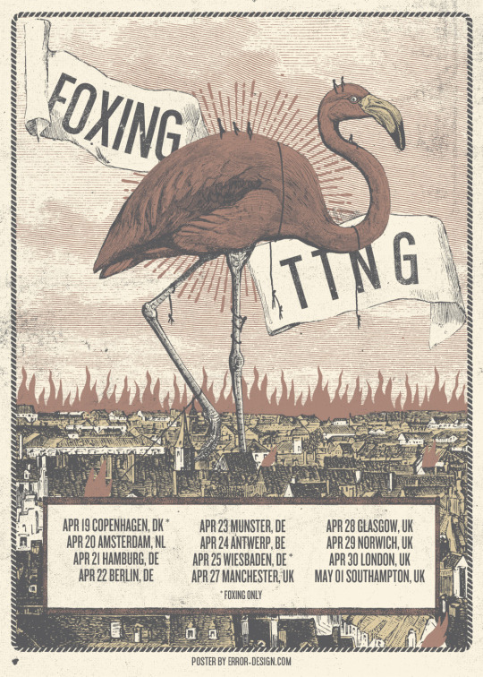 TTNG announces coheadlining Europe tour with Foxing