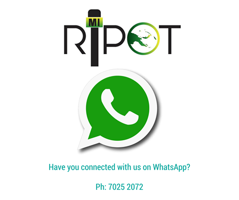 Mi Ripot is now on Whatsapp