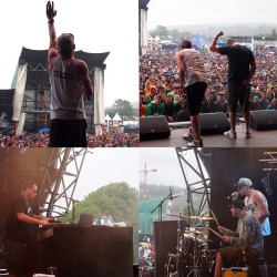 Some great moments on stage yesterday with my boys  #openairfestival2014 thanks for having me #vanstheomega #shootingupastorm