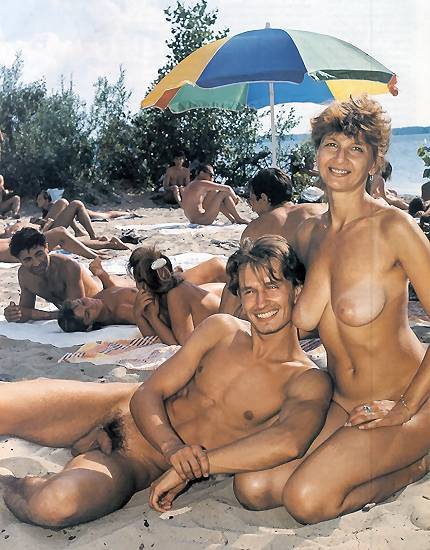 Nudists couples posing nude