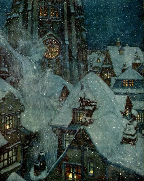 Illustration art hans christian andersen the snow queen Edmund Dulac  ocularorder •