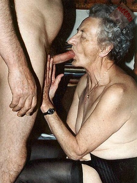 Old grannies sucking cock