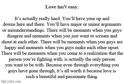 Love Isn't Easy
