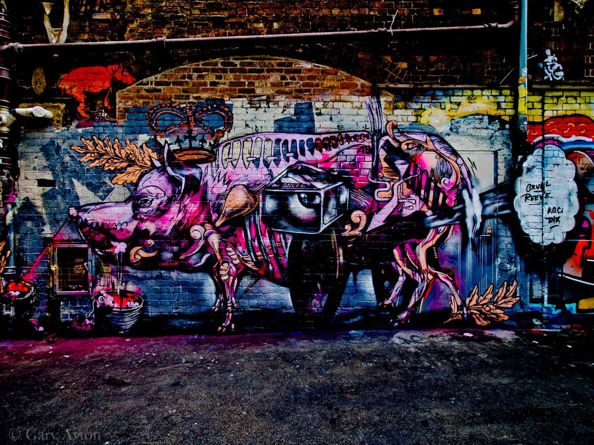 alley graffiti art