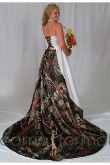 camoflage wedding dress