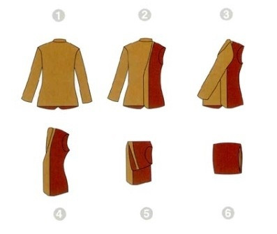How to pack your suit jacket in 6 easy stepsVia