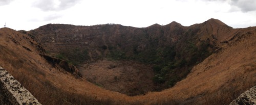 Another amazing view of a crater from the top of the Masaya Volcano.