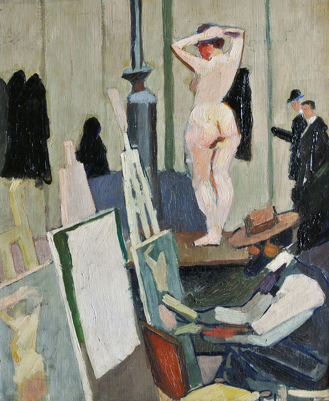 amare-habeo: Maurice Marinot (French, 1882 - 1960)  Étude d'Atelier, 1904 Musée d'Art Moderne de Troyes, France 