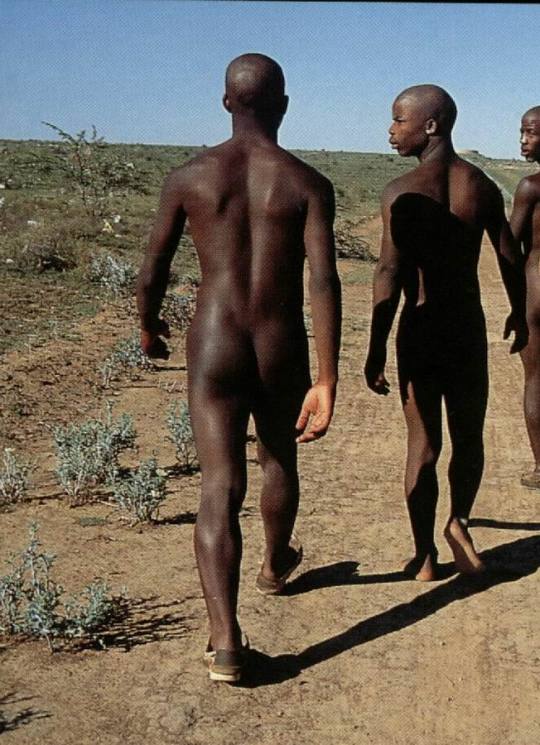 Zulu boys before initiation