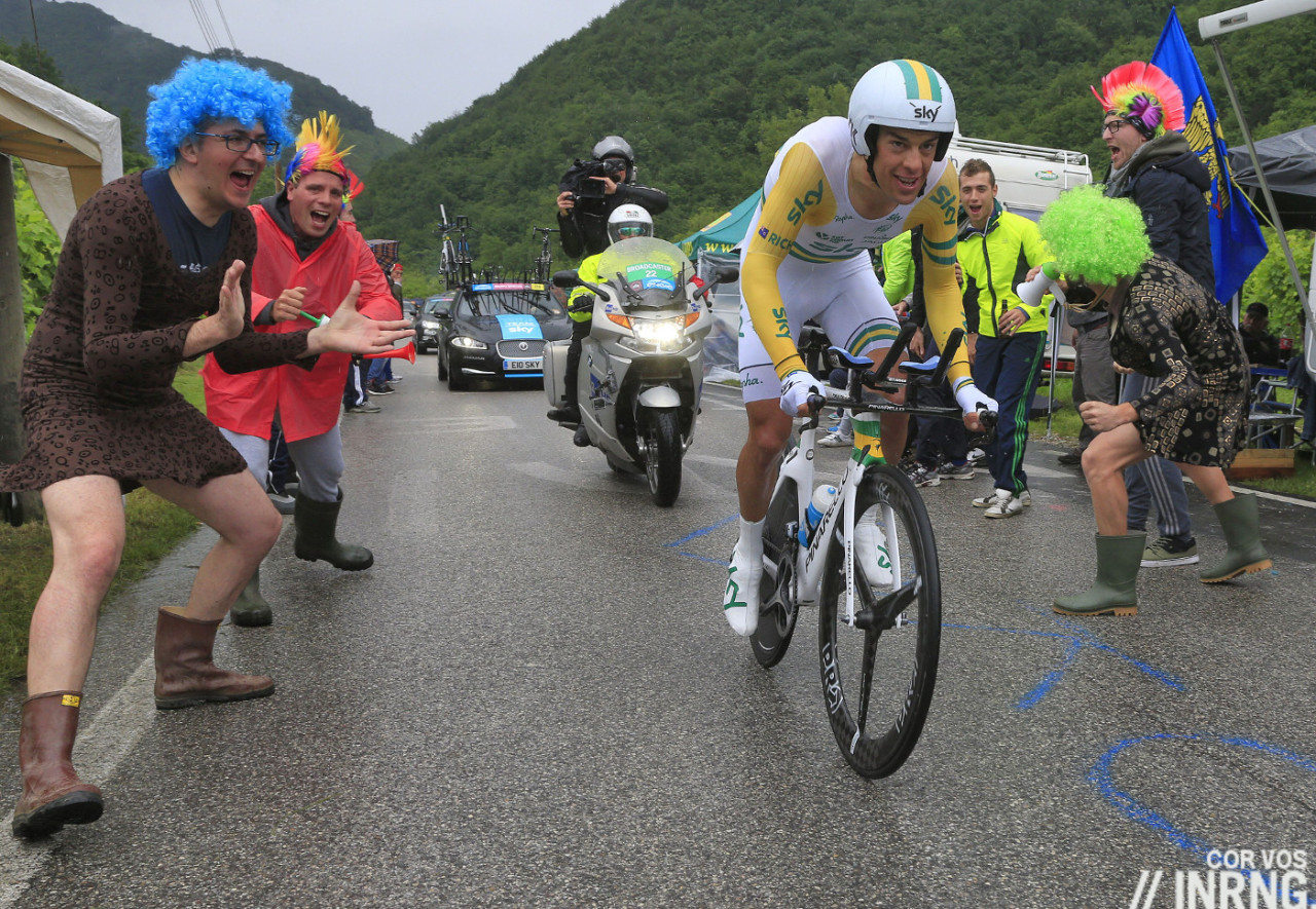 Richie Porte Giro time trial