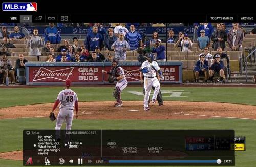 I don&rsquo;t remember seeing this on MLB.tv before &ndash; is anyone else getting this? 