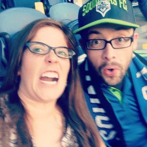 Sounders game face #SEAvRSL
