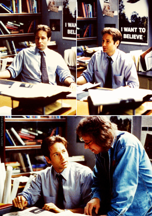 Duchovny & Kim Manners | Behind the Scenes | 5x14 The Red and The Black