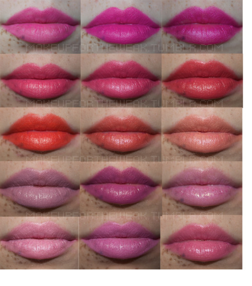 nyx lipstick swatches | Tumblr