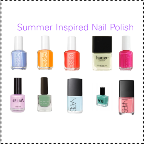 summer nail polish on Tumblr