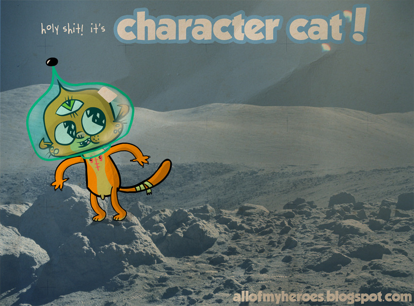 tumblrtoons: Holy Shit! Meet Character Cat! -Jeaux 