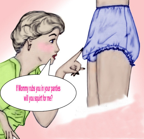 Mommy sissy panties captions
