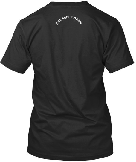 Now Available:  EatSleepDraw Limited-Edition Black T Printed on American Apparel and features the pencil logo on the front with the words &ldquo;Eat Sleep Draw&rdquo; on the back. This is a 7 day pre-order. Get yours here.